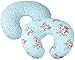 Knlpruhk Floral Nursing Pillow Cover Set 2 Pack Jersey Knit Soft Hypoallergenic Slipcovers for Breastfeeding Moms Baby Girl Boy Fits On Infant Nursing Pillow