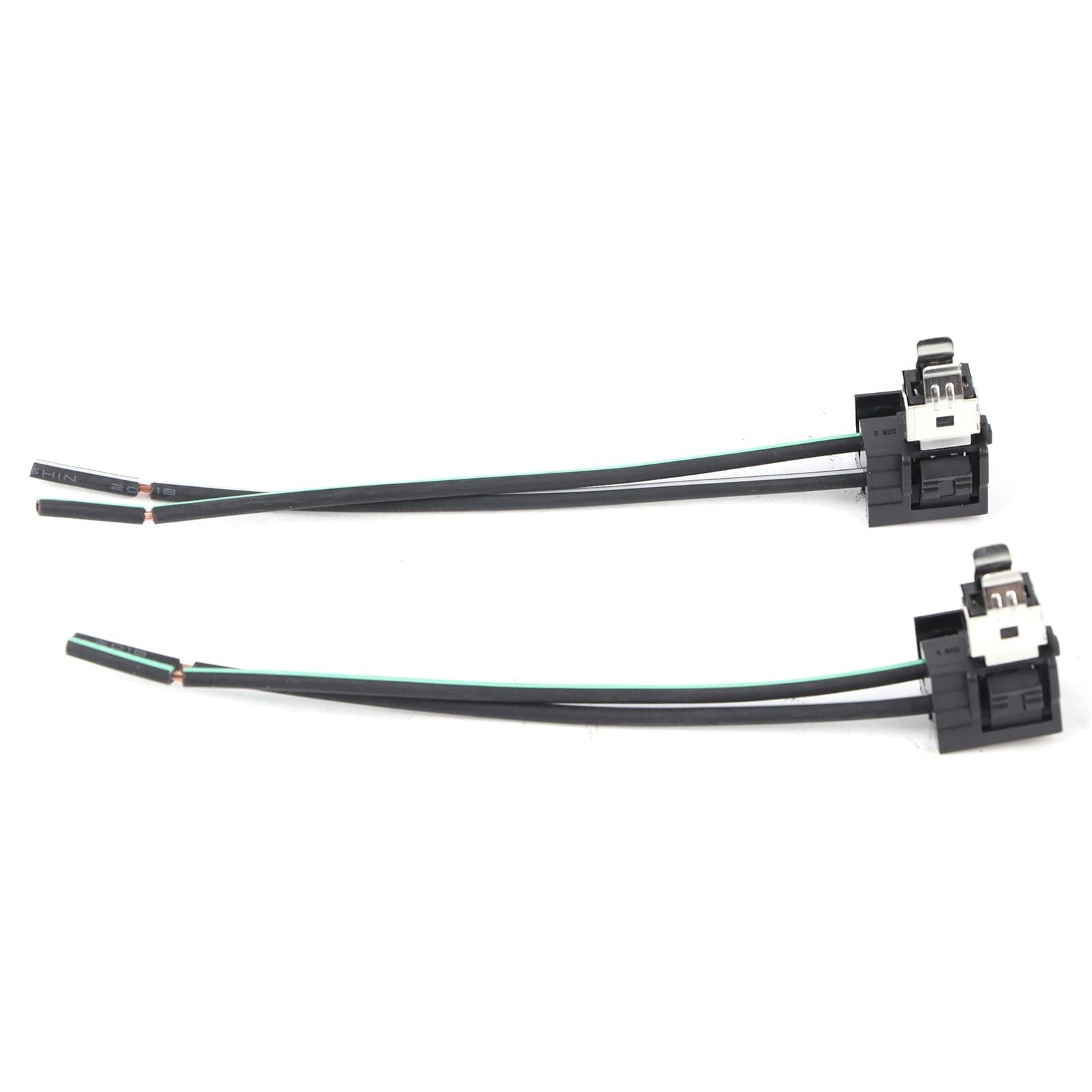 Photo 1 of 2PCS H1 Headlight Bulb Socket Wiring Harness, Plug Connector Adapter for Car Headlamp Replacement, Heat Resistant Wire Kit