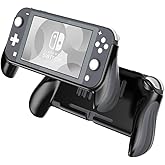 Laimax Grip Case for Nintendo Switch Lite,Hand Grips Handles Ergonomic Protective Case,Accessories Compatible with Nintendo Switch Lite (Black)