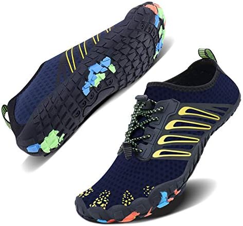 WXDZ Men Women Water Sports Shoes Quick Dry Barefoot Aqua Socks Swim Shoes for Pool Beach Walking Running