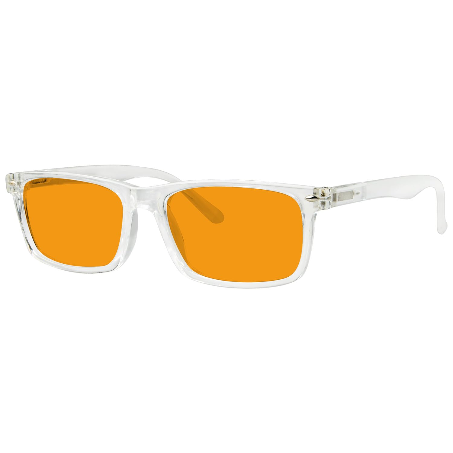 Eyekepper Nighttime Blue Light Blocking Reading Glasses Men Women with Orange Tinted Filter Lens - Digital Screen Glare Ray Computer Glasses - Transparent +1.00 — image 1