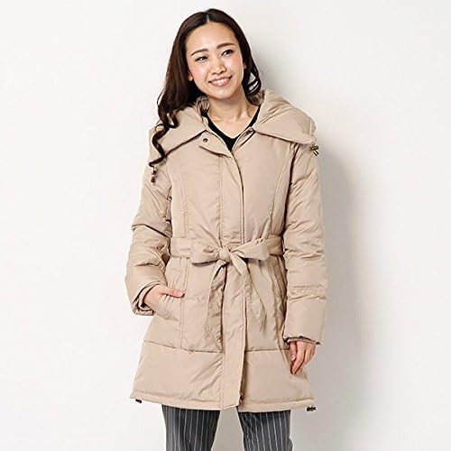 Amazon モデラート Moderate コート ベルト付きダウンコート ベージュ M コート ジャケット 通販