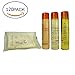 Terra Pure Wild Citrus Organic & Natural BNB Amenity & travel Sets - Shampoo, Conditioner & Body Wash (SETS) (120 Piece)