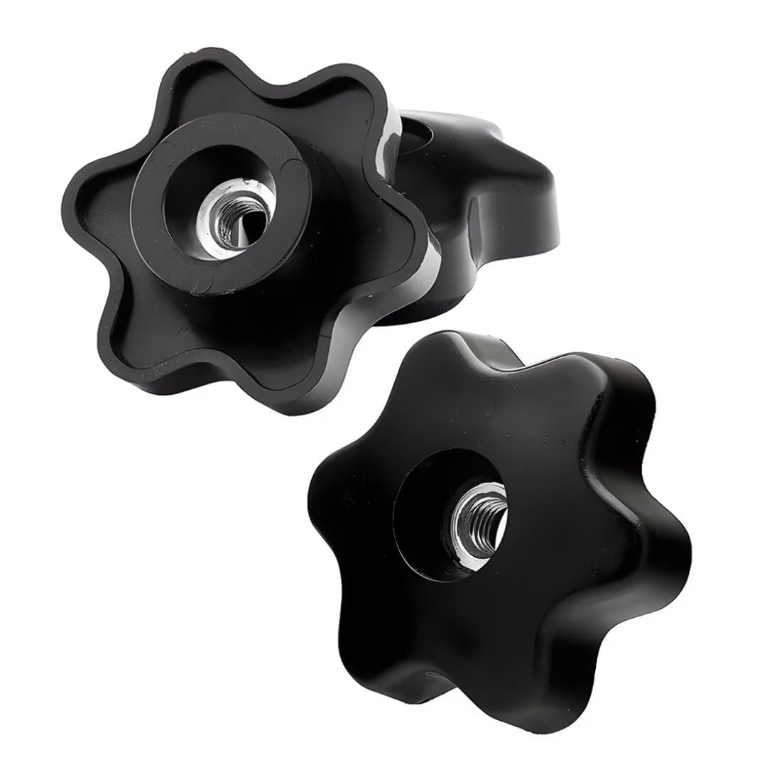 SYDARSYN M10 Star Knobs Clamping Nuts Plastic Star Head Thumb Nut Female Thread Handle Nuts (3PCS)