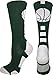 MadSportsStuff Basketball Logo Athletic Crew Socks, Medium - Dark Green/White