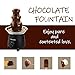 THRITOP Chocolate Pro Fountain,3-Tier Stainless Steel Tower Chocolate Fondue, Fountain kit 11' Black 1lb