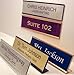 Lasercrafting Personalized Office Name Plate With Optional Wall or Desk Holder - CUSTOMIZE. Choose from a variety of colors and fonts to match your style. Great gift idea. (Mixed, 2