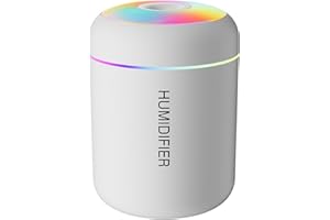 Humidifiers for Bedroom Aroma Diffuser Colorful Portable Small Humidifier for Aromatherapy, Suitable for Desk Bedroom Office 