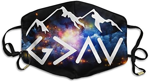 KDFH KHDW God Is Greater Than The Highs and Lows The 3 D Picture Gauze Mask Mouth-muffle For Unisex