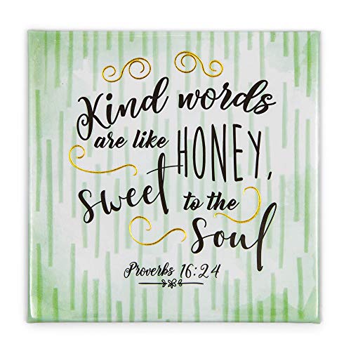 Pipilo Press Christian Verse Quotes Square Magnets (8 Pack) 8 Designs, 2.5 Inches - Thumbnail 3