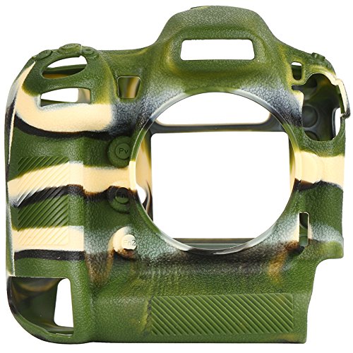 STSEETOP Case Compatible with Nikon D5, Professional Silicion Rubber Camera Housing Case Cover Detachable Antiscratch Shockproof Full body Protective case for Nikon D5(Black) — image 1