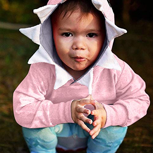 image for Yamally_9R_Unisex Rompers Baby Dinosaur Hooded Jumpsuit Newborn Baby B
