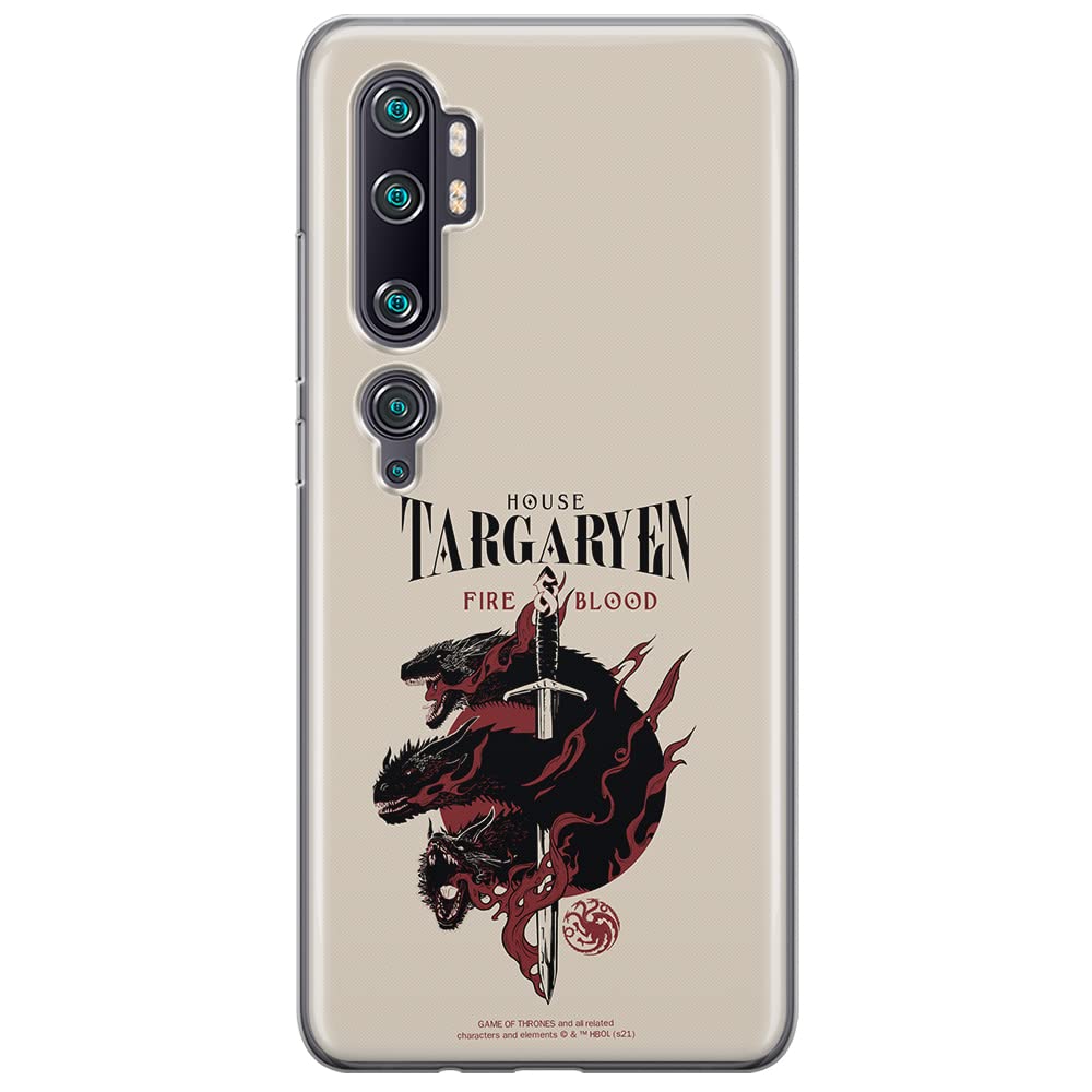 ERT GROUP mobile phone case for Xiaomi MI NOTE 10 Lite original and officially Licensed Gra o Tron pattern Game of Thrones 006 optimally adapted to the shape of the mobile phone, case made of TPU