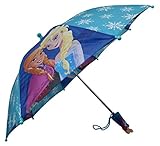 Disney Frozen Anna Elsa Turquoise and Purple Umbrella