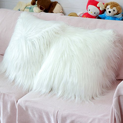 fluffy decorative pillows