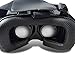 VR Headset Virtual Reality 3D Glasses - fits 4.7-6.0 inch Phones - Google Cardboard Goggles for iPhone Samsung Black/White Box