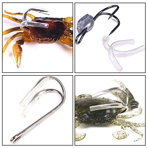 Yghh 3 Pièces Leurres De Pêche Souples, Leurre De Pêche, Appât De Crabe, Doux Extérieur Portable Pvc 3d Crabe Leurre Avec Crochet Pour Bream, Bass, Flathead, Whiting, Snapper (3 Couleurs)