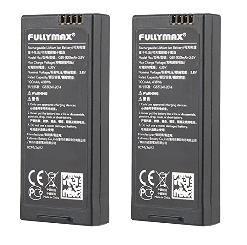 FancyWhoop-2stuecke-Tello-Batterie-1100mAh-1S-38V-Lipo-Batterie-fuer-DJI-Tello-RC-Quadcopter-Drone-Battery