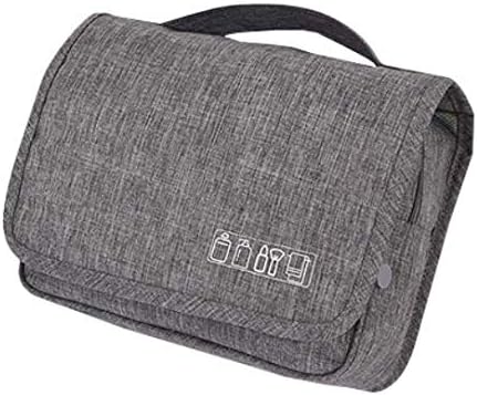 ASkyl Waterproof Hanging Cosmetic Toiletry Bag For Men And Women Travel (Grey)