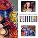Kids Hair Chalk Comb - Tiaoyeer 10 Colors Temporary Hair Comb Salon, Non-Toxic Washable Hair Dye Colors for Halloween Christmas Birthday Party, Cosplay, Concert, Safe for Kids & Adults
