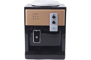 YIPONYT Top Loading Countertop Water Cooler Dispenser, 3 Temperature Settings Hot & Cold Water Dispenser, Holds 1.2 to 5 Gall
