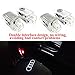 BAILONGJU 4pcs Car Door LED Light Entry Ghost Shadow Projector Welcome Lamp Logo Lights compatible with Audi