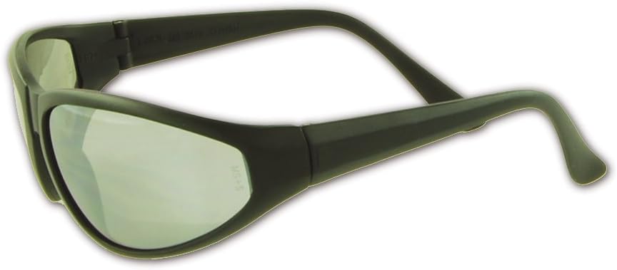 Precision Safety PE580BKM Duoguard Eyewear, Black Frame, Mirrored Lens Tint (1 Pair)
