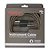 Kirlin Cable IWB-201BSG-20/BW - 20 feet - 1/4-Inch Straight Premium Plus Instrument Cable Brown Black Tweed Woven Jacket