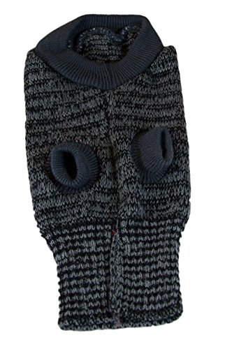 Petcessory Argyle Turtleneck Sweater, X-Large, Dark Gray