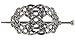 Hair Stick | Hair Accessory | Celtic Weave Hair Slide | Handmade in the USA by Oberon Design