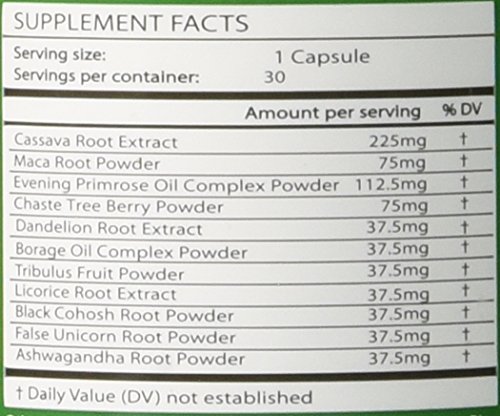 CassanOvum Boost, Fertility Supplement for egg quality and quantity, healthy uterine lining and increasesd cervical mucus, contains Cassava Root Extract and Unique Herbal Blend (Evening Primrose, Maca Root, Chaste Berry, Borage, Dandelion Root, Licorice R