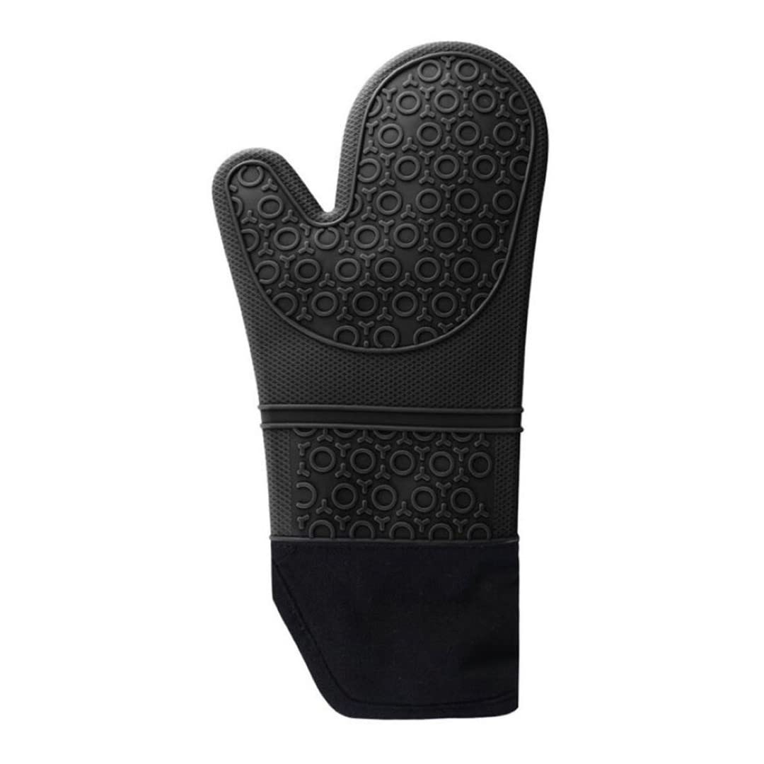Stalwart DA-BHSC01B Professional Oven Mitt Extra Long Silicone Black