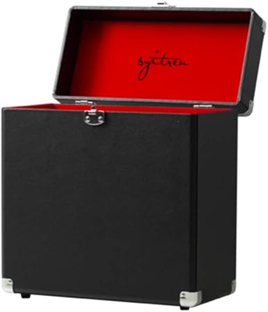 Almacenamiento de discos de vinilo vintage Caja de la caja LP del álbum de CD caja