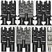 50 Pieces Pro Grade Universal Blade for Fein Dremel,bosch Oscillating Multi Tool Features Bi-metal Wood Japan Tooth Fits