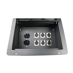 Elite Core FBL6 Recessed Floor 6 XLRF + Duplex AC