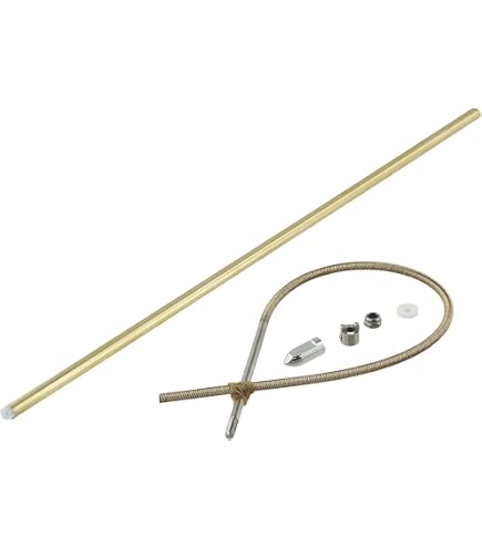 Entretoise d'arbre de câble d'entraînement flexible 4mm + gouvernail de direction 75mm + kit d