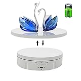 JAYEGT 2 in 1 Motorized Rotating Display Stand with