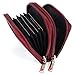 Alpine Swiss Womens Accordion Organizer Wallet Leather Credit Card Case ID