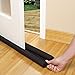 Twin Draft Guard 60234-DNA, Black Extreme, Original, Set of 2, Year-Round Insulator, Trademarked and Patented Under Door Draft Stopper