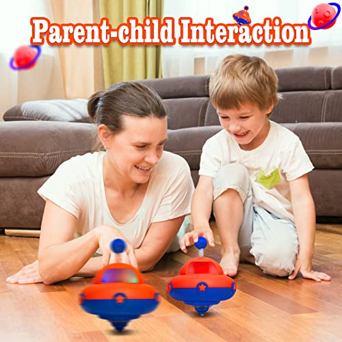 Spin Top for Kids, Light Up Top Toy with Colorful LED Lights, Sensory Toy for Toddlers 34
