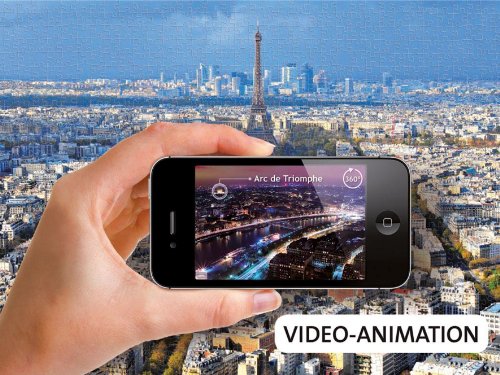 Paris, 1000-Pieces Augmented Reality Puzzle
