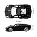CHUYI Cool Sports 3D Car Shape Wireless Mouse Optical Cordless Mice with USB Receiver for Office School Home Travel for PC Laptop Computer Gift (Black-1 Pack)
