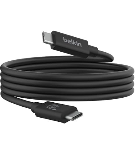 Amazon.com: Belkin Thunderbolt 3 Cable, 20Gbps, 1M, Black | USB-C