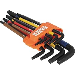 Klein Tools BLS9 9-Piece Extra-Long Hex Key