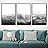 signwin 3 Piece Framed Canvas Wall Art Fog Canvas Prints Home Artwork Decoration for Living Room,Bedroom - 16"x24"x3 Panels