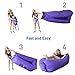 EasyGo Products Woohoo 3.0 Giant Outdoor Inflatable Lounger with Carry Bag, Purple