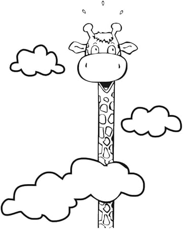 Girafe Dans Les Nuages Pochoir Reutilisable Decoration Murale Pour Chambre D Enfant 18 Ans Pochoir En Pvc Reutilisable S Size 70 X 100 Cm 27 6 X 39 4 In Amazon Fr Bricolage
