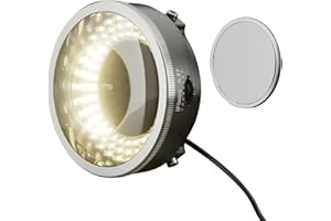 iFixes iL37 Microscope Polarized 96-LED Ring Light Anti Glare Microscope Lamp Illuminator for Soldering Repair Industrial Cam