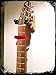Axe Guitar Hanger - Hardwood Studio Guitar Wall Mount - Iron Cross Logo