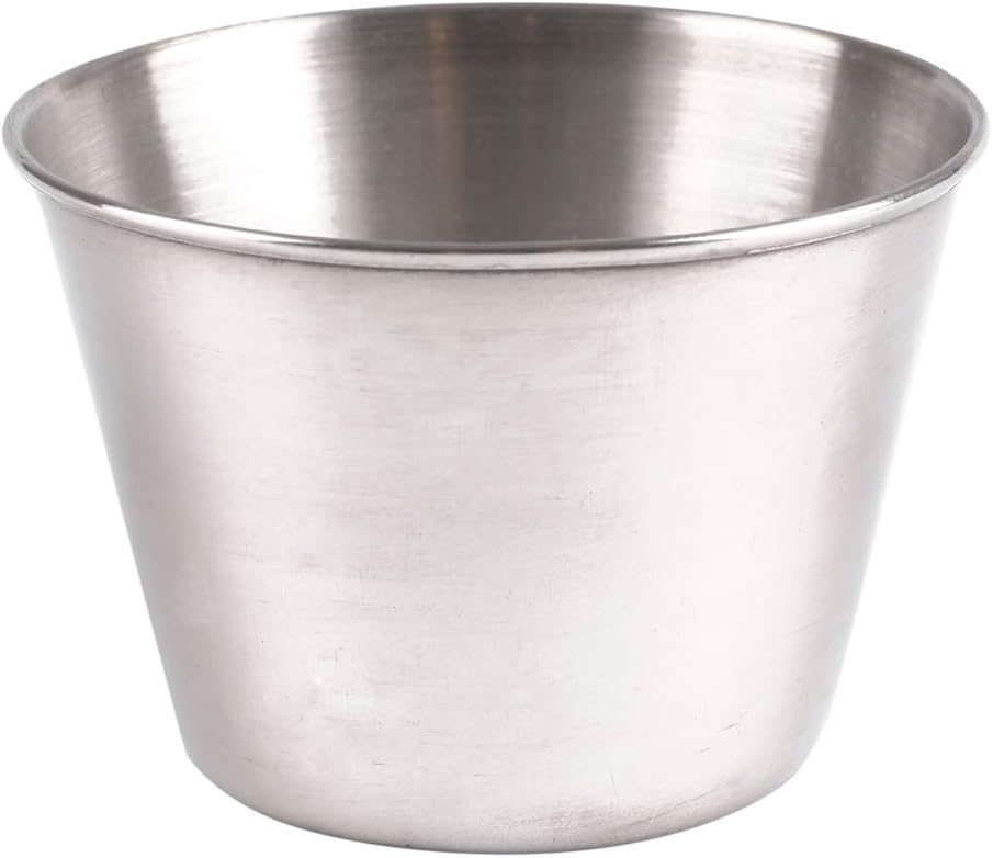Artcome 14 Pack Stainless Steel Condiment Sauce Cups Great for Dipping and Portion Cups 2.5 oz, Silver, 14 Pack 2.5 oz - Image 3